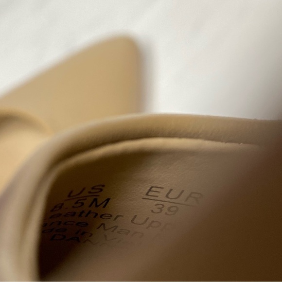 Sam Edelman Danna Tan Leather Pointy Toe Pump Heel 8.5 M - Picture 11 of 14